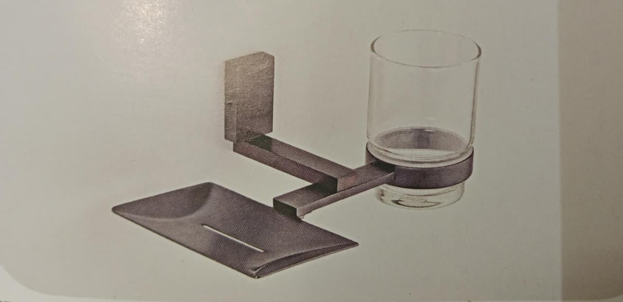 DECOR CARTIER COMBO SOAP DISH WITH TUMBLER HOLDER CT0014